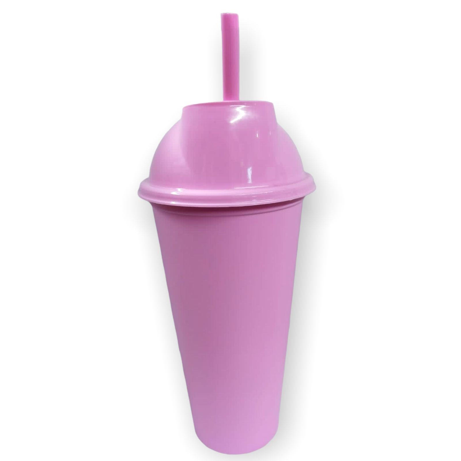cute.shop.x - Vaso de cristal rosa con tapa y su popote🥰