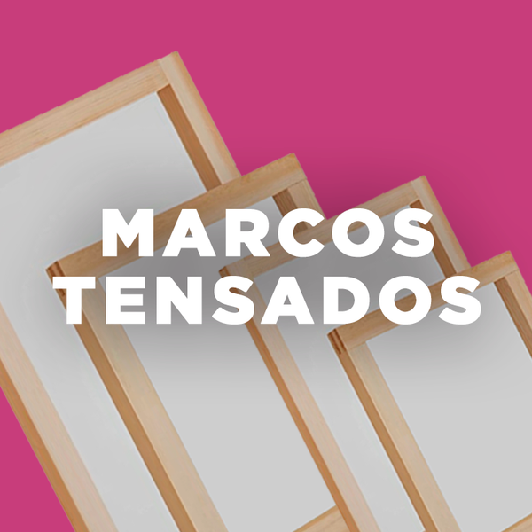 MARCO DE MADERA TENSADO MALLA BLANCA 20X30 CMS 55 PUNTOS