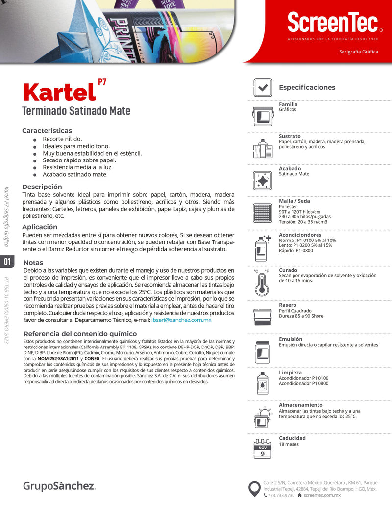 AZUL POLICROMIA KARTEL TINTA 1 KG P7 2052, PARA PAPEL, CARTON, MADERA, PLASTICOS, ACRILICOS.