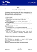 BARNIZ MORDENTE LUSTRE OH No. 6 TECPRO SANCHEZ CONTENIDO 1 KG