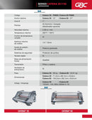 CATENA LAMINADORA CATENA 65 GBC  SOBRE PEDIDO.