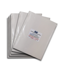 VINIL ADHESIVO IMPRIMIBLE SEMI TRANSPARENTE PET CON 25 HOJAS DE 90 GR   A4