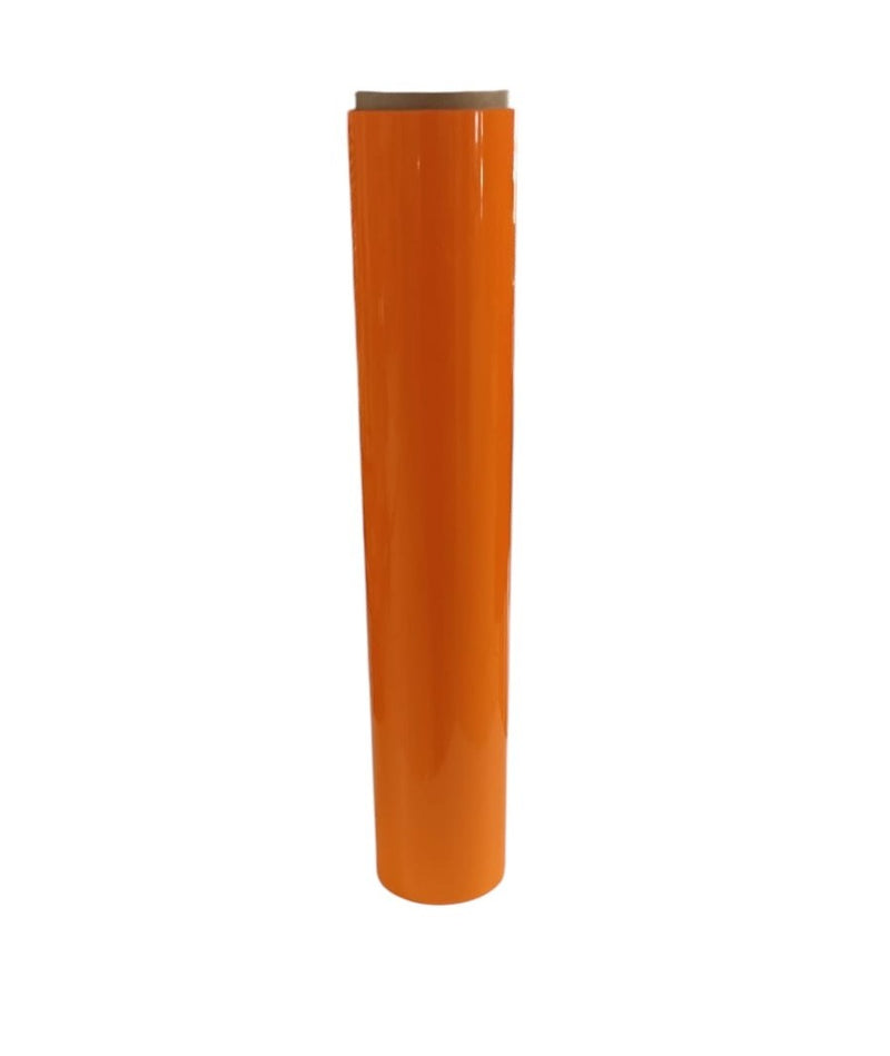 VINIL TEXTIL PARA DETALLE   NEON NARANJA 50  CMS  X 1.0  MT.