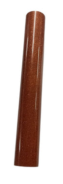 VINIL TEXTIL GLITTER COBRE / OCRE 50  CMS  X 1.0  MT.