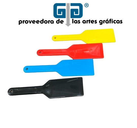 ESPATULAS O PALETAS PARA TINTAS JUEGO DE 4 PIEZAS