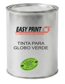 TINTA PARA IMPRESION DE GLOBO, COLOR VERDE 1KG