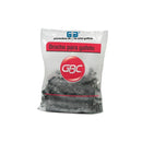 BROCHE PLASTICO PARA GAFETE 100 PIEZAS NEGRO CON TRANSPARENTE