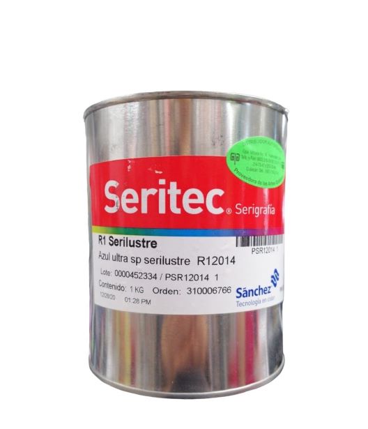 AZUL MEDIO SERILUSTRE TINTA 1 KG R1 2013, PARA IMPRIMIR PAPEL, CARTON, MADERA, PLASTICOS, METALES