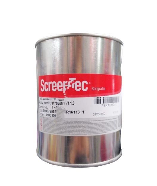 PLATA SERILUSTRE TINTA 1 KG R1 6113, PARA IMPRIMIR PAPEL, CARTON, MADERA, PLASTICOS, METALES