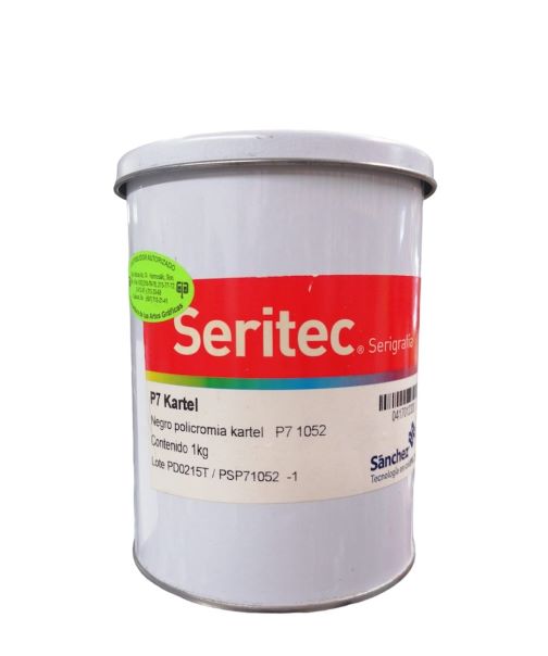 NEGRO POLICROMIA KARTEL TINTA 1 KG P7 1052, PARA PAPEL, CARTON, MADERA, PLASTICOS, ACRILICOS.