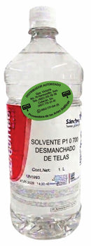 SOLVENTE P1-0700  1-LT DESMANCHADOR DE TELAS