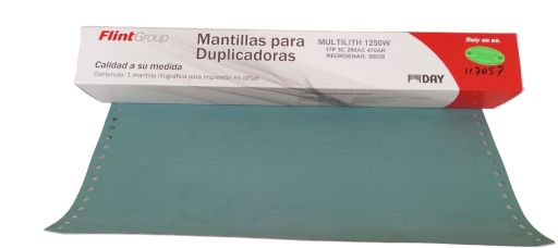 MANTILLA PARA PRENSA 280X470 CON 17 PERFORACIONES, DE PUNTO, 3 CAPAS