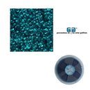 ROLLO LENTEJUELA  REDONDA 25 MTS. C/ADHESIVO 3MM TURQUESA SUBLIMAR SUBLIMACION YTISPA