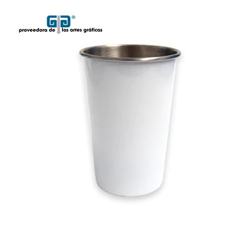 VASO CONICO ACERO INOXIDABLE 18 OZ BLANCO PARA SUBLIMAR 530 ML SUBLIMACION ENCOGRAPHICS