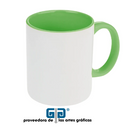 TAZA BLANCA 11 OZ INTERIOR Y ASA MISMO COLOR PARA SUBLIMAR