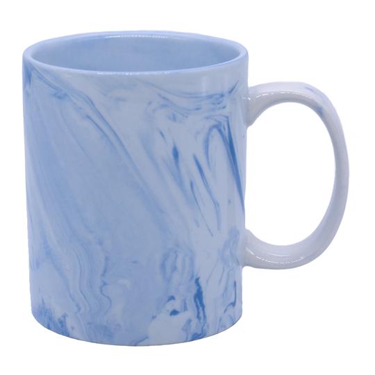 TAZA MARMOLEADA AZUL 11 OZ PARA SUBLIMAR