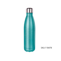 BOTELLA DE ALUMINIO TIPO LECHERA GLITTER COLORES 500 ML