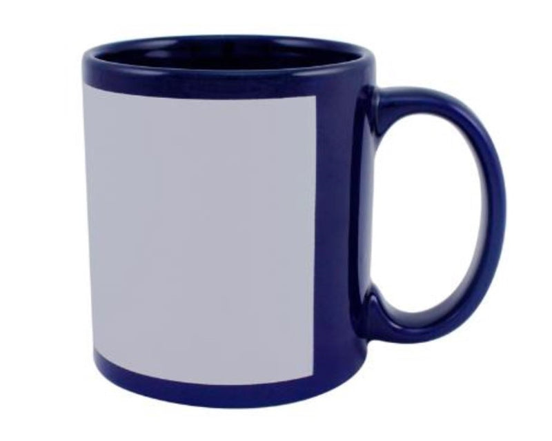 TAZA AZUL CON VENTANA 11 OZ