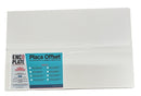 PLACA POLIESTER DOBLE CARA MEDIDA 27.9X47.0 CMS CON 100 HOJAS (11 x 18 1/2") SIN PERFORAR	MARCA	ENCO PLATE