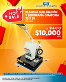 HOT SALE 2026 PLANCHA SERIGRAFIA, DTF, SUBLIMACION 38X38 GIRATORIA