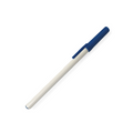 BOLIGRAFO (PLUMA) ECO BLANCO CON TAPON NEGRO