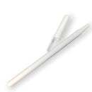 BOLIGRAFO (PLUMA) ECO BLANCO CON TAPON NEGRO
