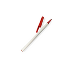 BOLIGRAFO (PLUMA) ECO BLANCO CON TAPON NEGRO