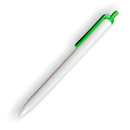 BOLIGRAFO (PLUMA) KLIK BLANCO CON CLIP DE COLOR