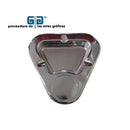 CENICERO CROMADO TRIANGULAR