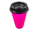 VASO CAFETERO STAR CON TAPA CAFETERA VASO de 16 OZ o 473 ML  VARIOS COLORES