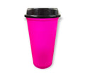 VASO CAFETERO STAR CON TAPA CAFETERA VASO de 16 OZ o 473 ML  VARIOS COLORES