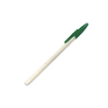 BOLIGRAFO (PLUMA) REDONDO PLUS BLANCO TAPON COLORES VARIOS