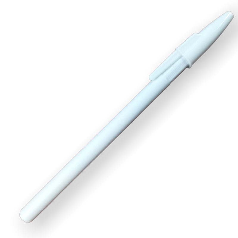 BOLIGRAFO (PLUMA) REDONDO PLUS BLANCO TAPON COLORES VARIOS