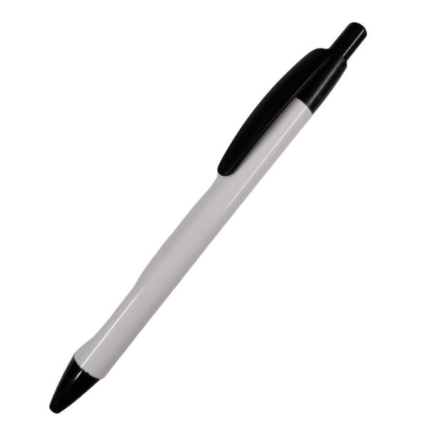 BOLIGRAFO (PLUMA) BRI 1 BLANCO CON PUNTAS Y CLIP DE COLOR Y COLOR TOTAL NEGRO O COLOR TOTAL BLANCO