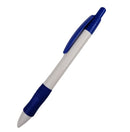 BOLIGRAFO (PLUMA) BRI 2 BLANCO CON GRIP Y CLIP COLORES AZUL, ROJO O NEGRO