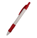 BOLIGRAFO (PLUMA) BRI 2 BLANCO CON GRIP Y CLIP COLORES AZUL, ROJO O NEGRO