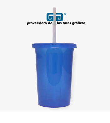 VASO CAPI 16 OZ VASO Y TAPA MISMO COLOR, POPOTE NATURAL, VARIEDAD EN COLORES