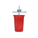 VASO CAPI 16 OZ VASO Y TAPA MISMO COLOR, POPOTE NATURAL, 473 ML VARIEDAD EN COLORES