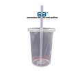 VASO CAPI 16 OZ VASO Y TAPA MISMO COLOR, POPOTE NATURAL, VARIEDAD EN COLORES