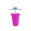 VASO CAPI 16 OZ VASO Y TAPA MISMO COLOR, POPOTE NATURAL, VARIEDAD EN COLORES