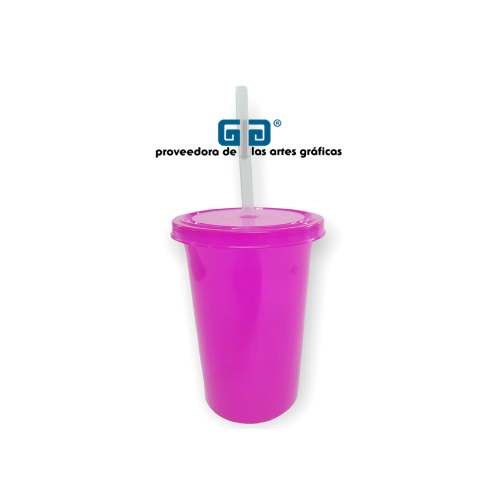 VASO CAPI 16 OZ VASO Y TAPA MISMO COLOR, POPOTE NATURAL, VARIEDAD EN COLORES