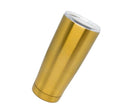 TERMO DOBLE PARED ACERO INOXIDABLE ORO ESPEJO C/TAPA  FR CAL 870ML
