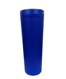 VASO CRUSH 20 OZ CON TAPA ROSCA Y POPOTE  VARIEDAD EN COLORES 590 ML
