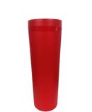 VASO CRUSH 20 OZ CON TAPA ROSCA Y POPOTE  VARIEDAD EN COLORES 590 ML