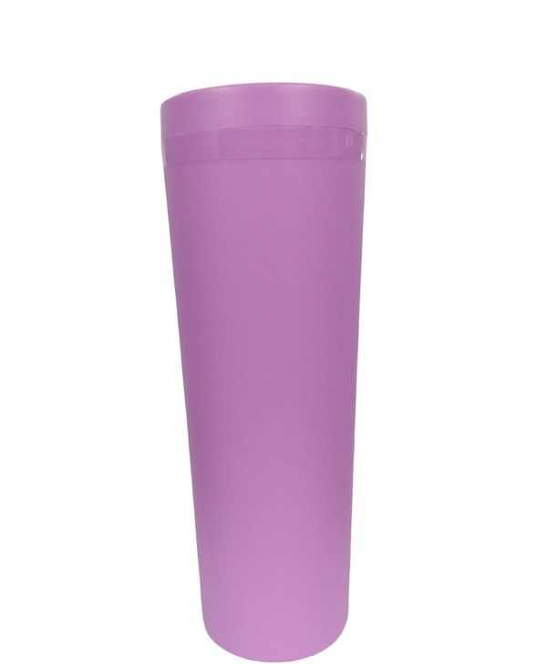 VASO CRUSH 20 OZ CON TAPA ROSCA Y POPOTE  VARIEDAD EN COLORES