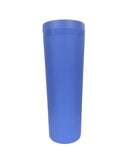 VASO CRUSH 20 OZ CON TAPA ROSCA Y POPOTE  VARIEDAD EN COLORES 590 ML