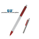 BOLIGRAFO (PLUMA) KEYNES BLANCO CLIP Y PUNTA DE COLOR