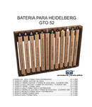 BATERIA PARA HEIDELBERG G.T.O. 52