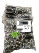OJILLO NO. 1 PARA LONA CON 500 PIEZAS  medida interna 10mm ceja 4mm