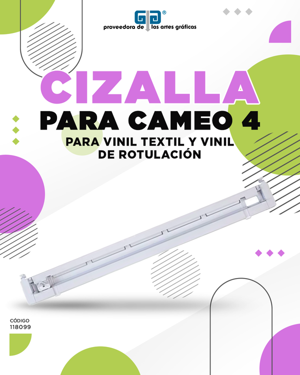 CIZALLA PARA CAMEO PARA VINIL TEXTIL Y VINIL DE ROTULACION